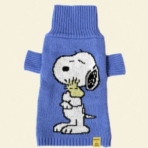 Peanuts Snoopy Dog Sweater in Blue