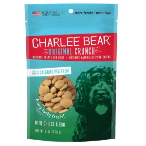 Charlee Bear Dog Cheese And Egg Treat 6oz.