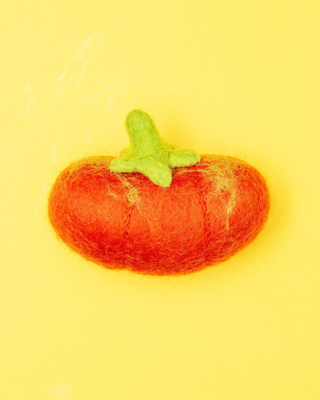 Wool Heirloom Tomato Dog Toy