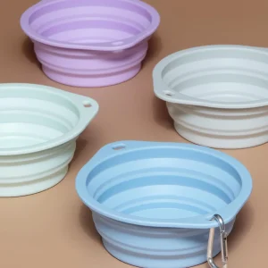 Collapsible Silicone Travel Dog Bowl