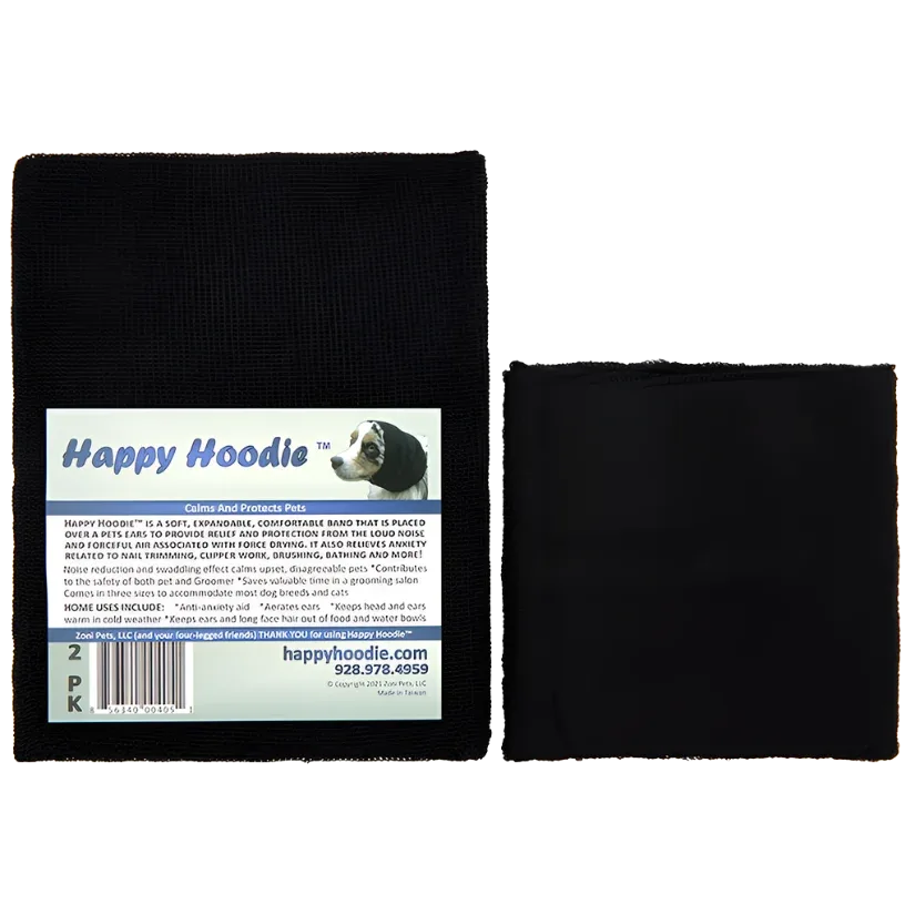 Happy Hoodie Small and Medium/Large Set Black