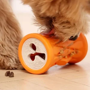 Rubber Tree Trunk Dog Treat Toy