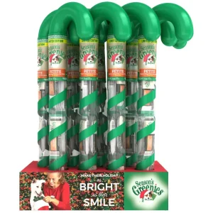 Greenies Holiday Limited Edition Packaging Dog Dental Dog Treat Candy Cane Tube Petite 12 ct, 3.6 oz, 6 ct