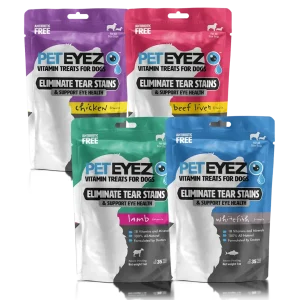 Chicken, Lamb, Beef Liver, and Whitefish Dog Treats Bundle by Pet Eyez