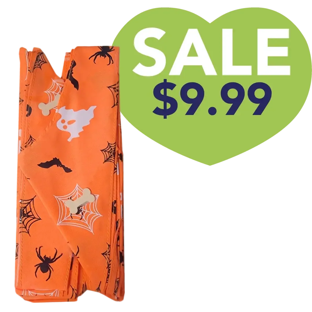 Halloween Dog Bandana Design #84 by Cecilia (Set of 10)