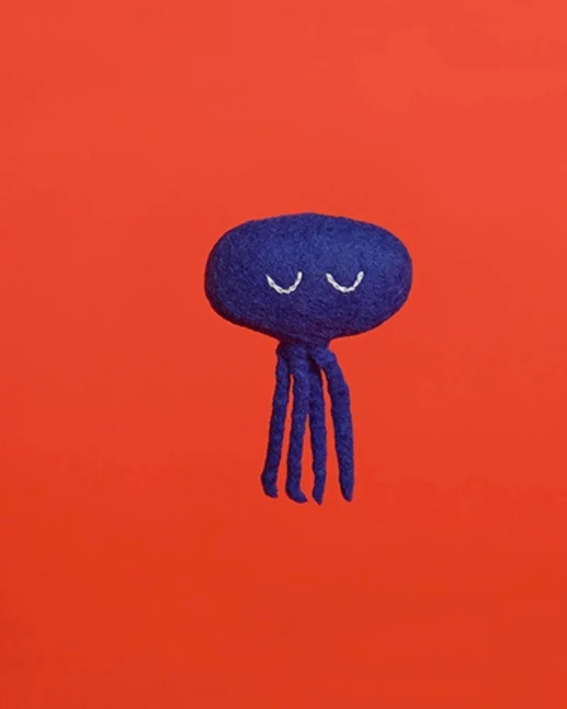 Wool Octopus Cat Toy