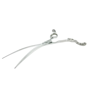 7.5" Curved Double Finger Rest Shear by PetStore.Direct