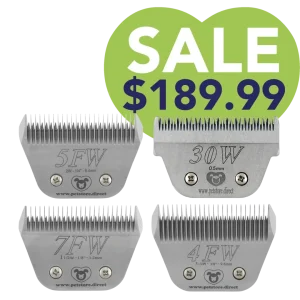 Best-Selling Wide Blades Set of 4 by PetStore.Direct