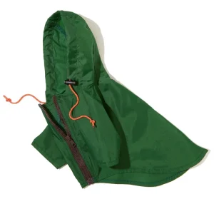 Nylon Dog Rainbreaker in Green