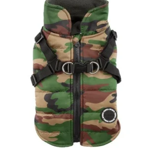 Mountaineer Waterproof Dog Harness Jacket in Camo (FINAL SALE)