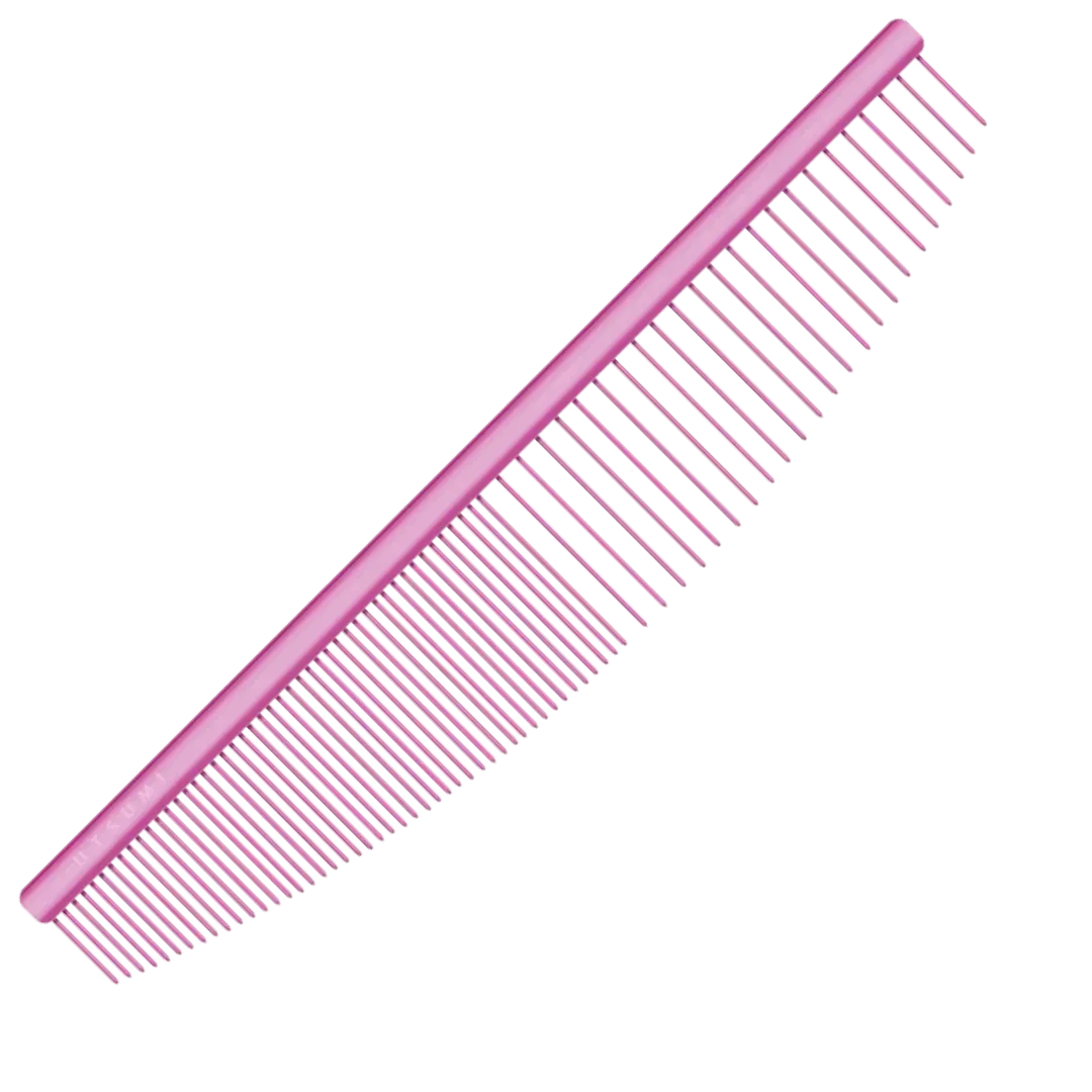 6.5" Half Moon Comb Pink by Utsumi