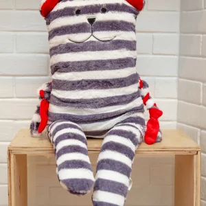 Grizzly Greybar Jumbo Plush Dog Toy