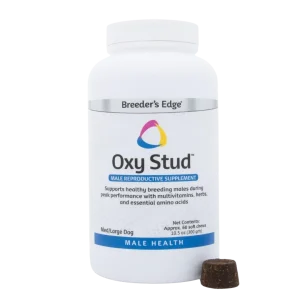 Oxy Stud Soft Chews 60ct Medium & Large Dog by Breeder's Edge