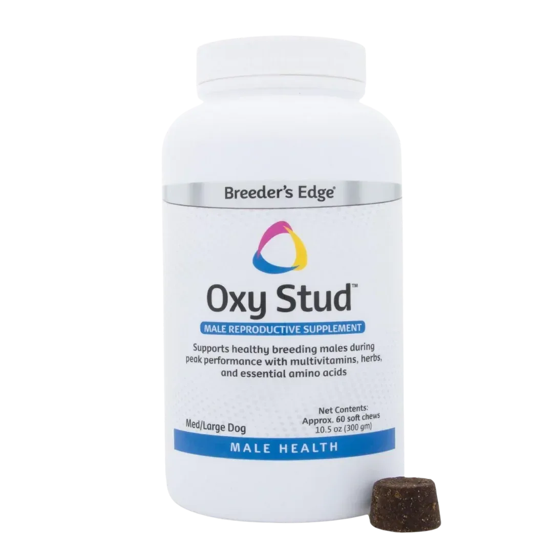 Oxy Stud Soft Chews 60ct Medium & Large Dog by Breeder's Edge