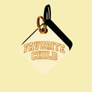 Favorite Child Acrylic Pet Tag