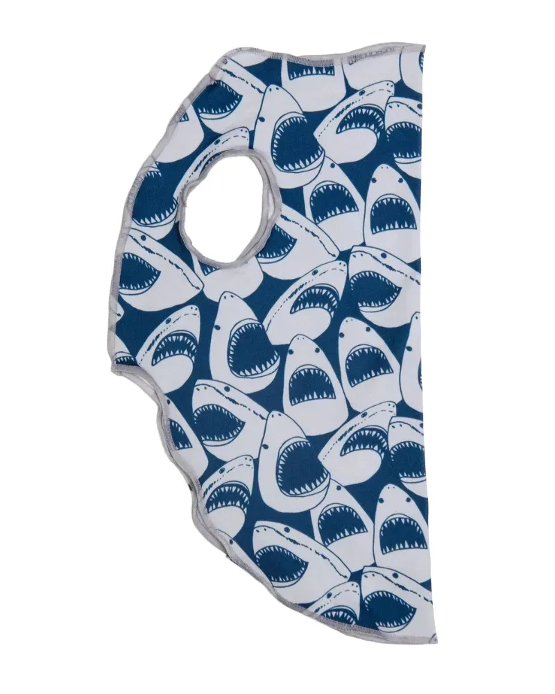 Sun Shield Tee in Shark Print (Made in the USA) (FINAL SALE)