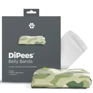 Dipees™ + Odor Control Disposable Belly Bands for Dogs