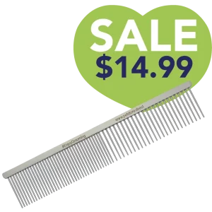 7" 50/50 Extra Fine Grayhound Silver Comb by PetStore.Direct
