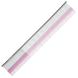 9" Wide Quarter Pink Line Comb by Utsumi