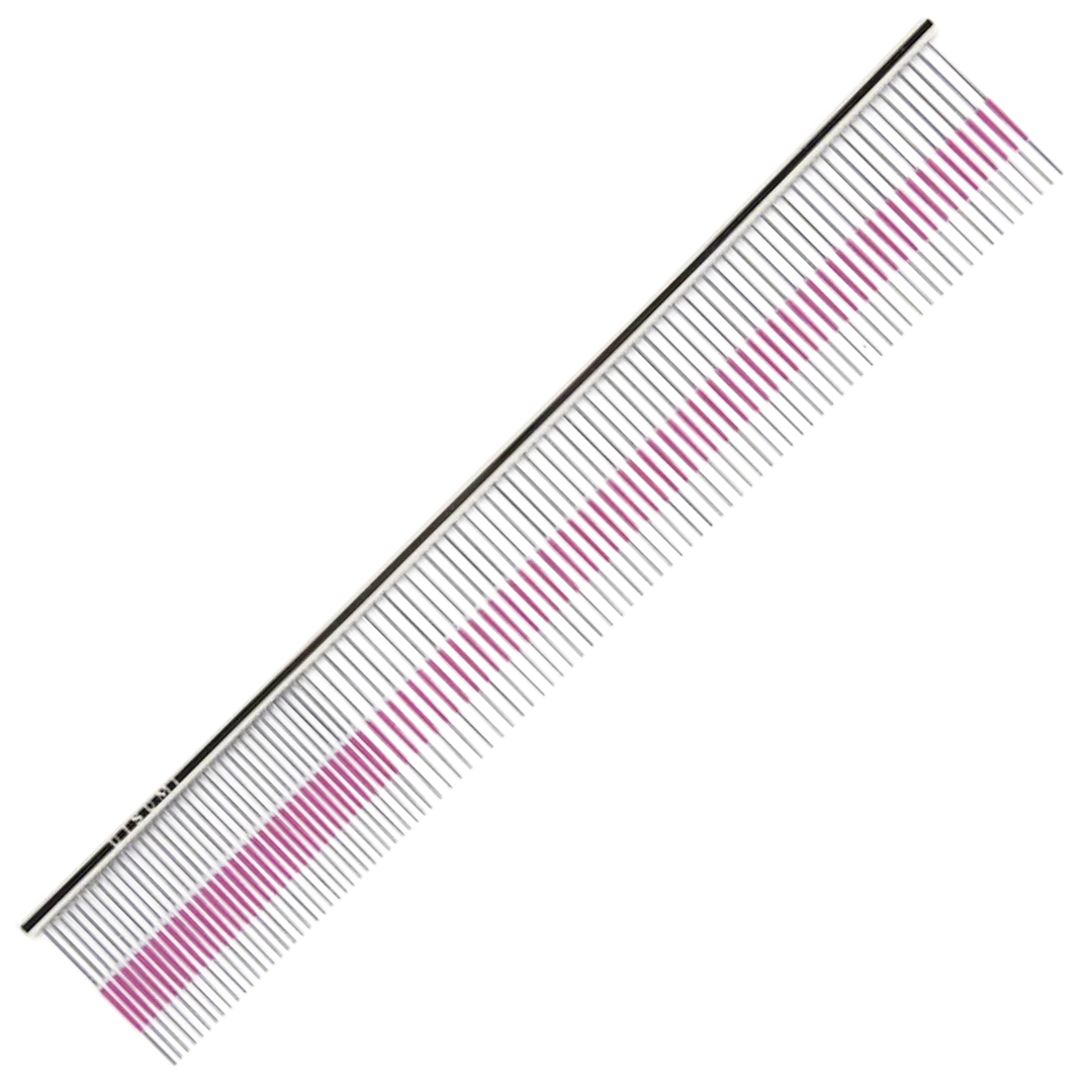 9" Wide Quarter Pink Line Comb by Utsumi