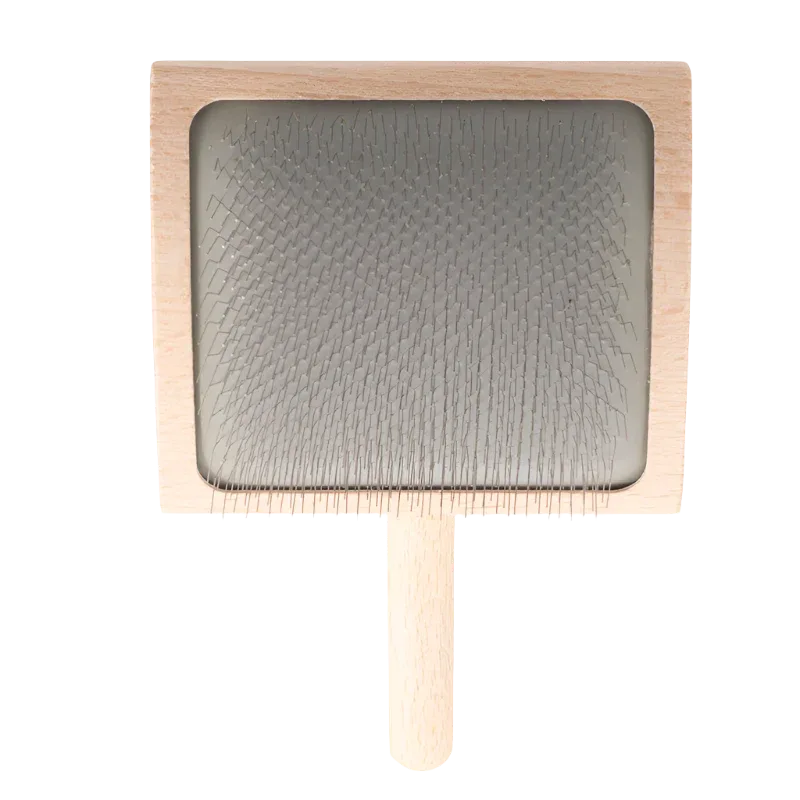 Mark Curved Back Large Slicker Brush by Chris Christensen - Image 2