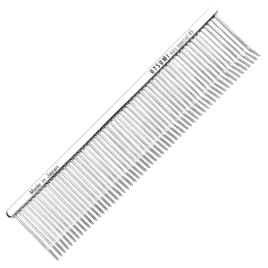 7.5" Curved Tip ECO Special #5 Comb Silver by Utsumi