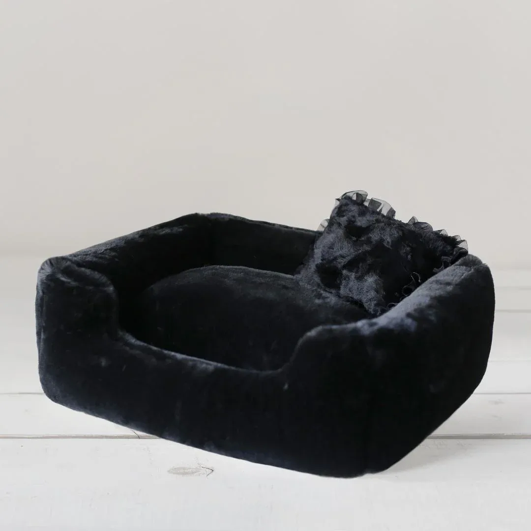 The Divine Dog Bed in Black (Custom/Direct-Ship) (Made in the USA)