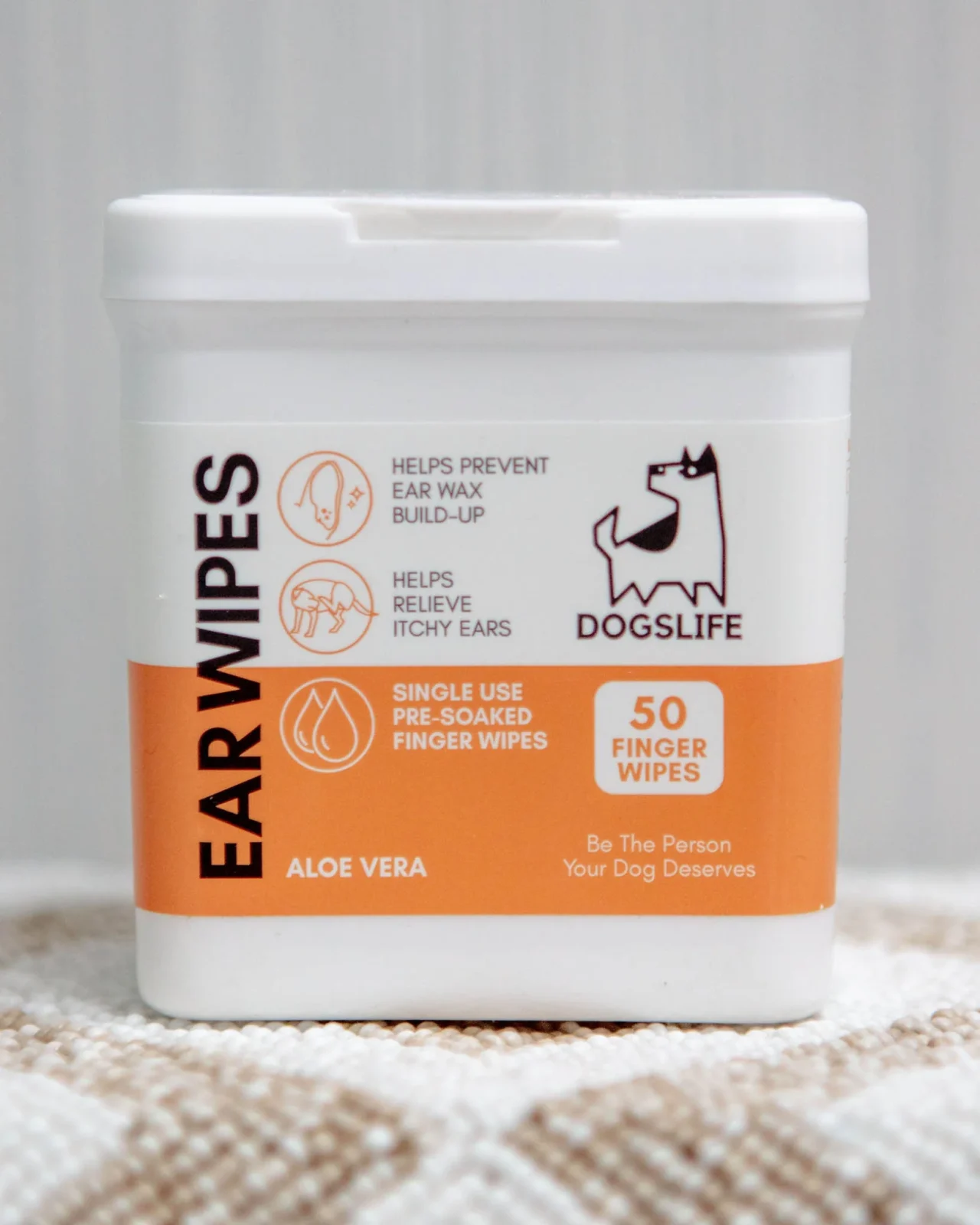 Ear Cleaning Finger Wipes for Dogs - Image 2