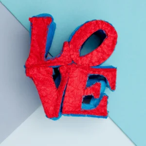 Felt "Love" Squeaky Dog Toy (FINAL SALE)