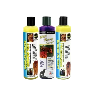 Three Shampoo and Conditioner Set 11oz by Wild Animal