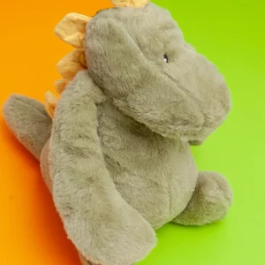 The Green Dinosaur Plush Dog Toy