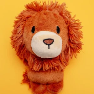 Lumi the Lion Squeaker Ball Dog Toy (8")