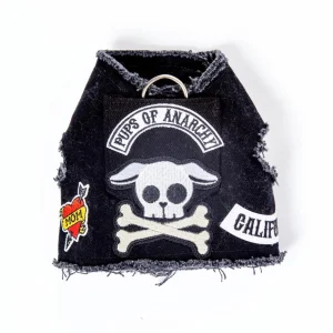 Pups of Anarchy Denim Dog Harness (Made in the USA)