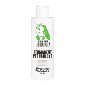 Permanent Dog Hair Dye Tender Green 8oz by Opawz