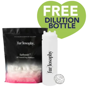 Pack of 100 Furbomb Shampoo Pod with Dilution Bottle by [Fur]losophy