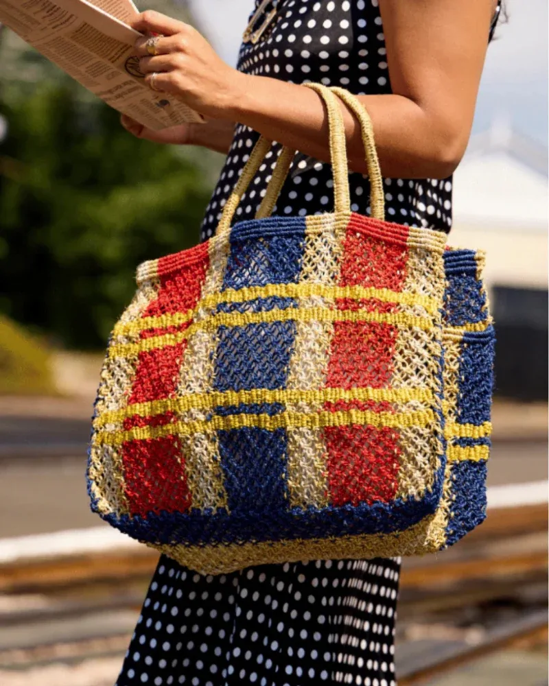 Tartan Picnic Bag in Palace (FINAL SALE)