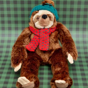 Eddie the Sloth Squeaky Plush Dog Toy