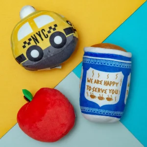 New Bark City 3-Piece Dog Toy Set