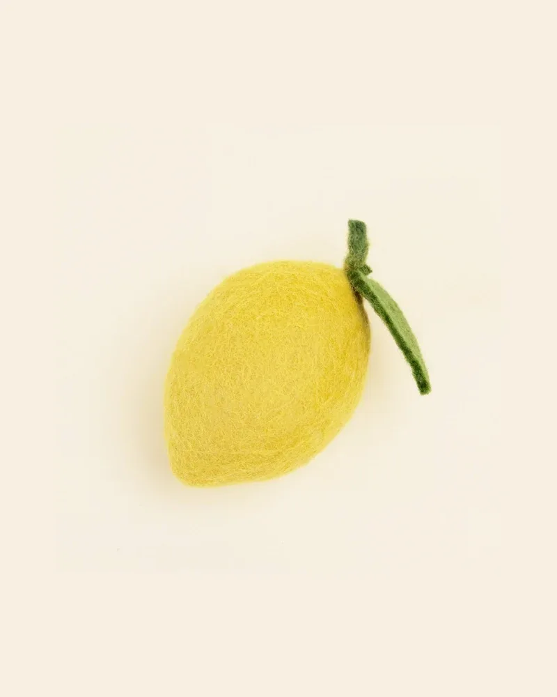 Wool Lemon Dog Toy - Image 2