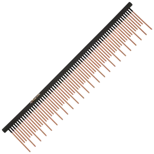 7.5" Hex Spine Deshed Ionic End Strip Comb by Aussie Dog