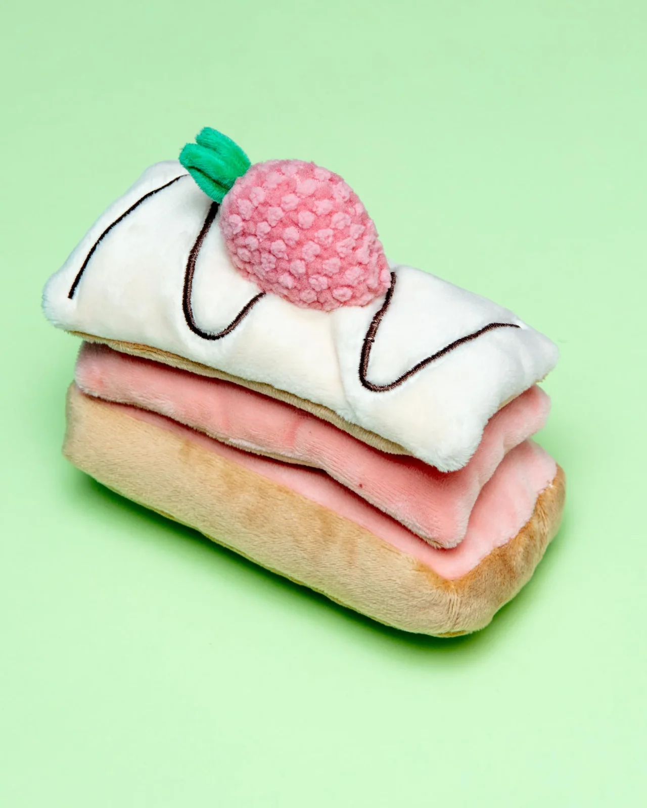 Strawberry Mille-Feuille Nosework Dog Toy (FINAL SALE)
