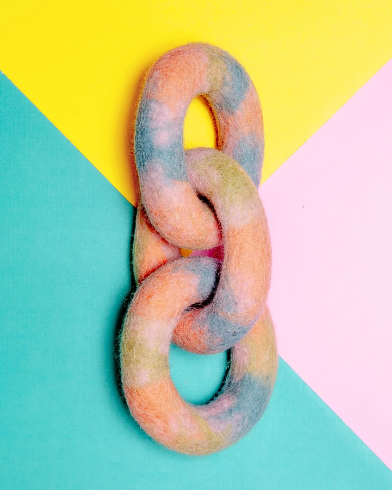 Link Felt Dog Toy in Ombre