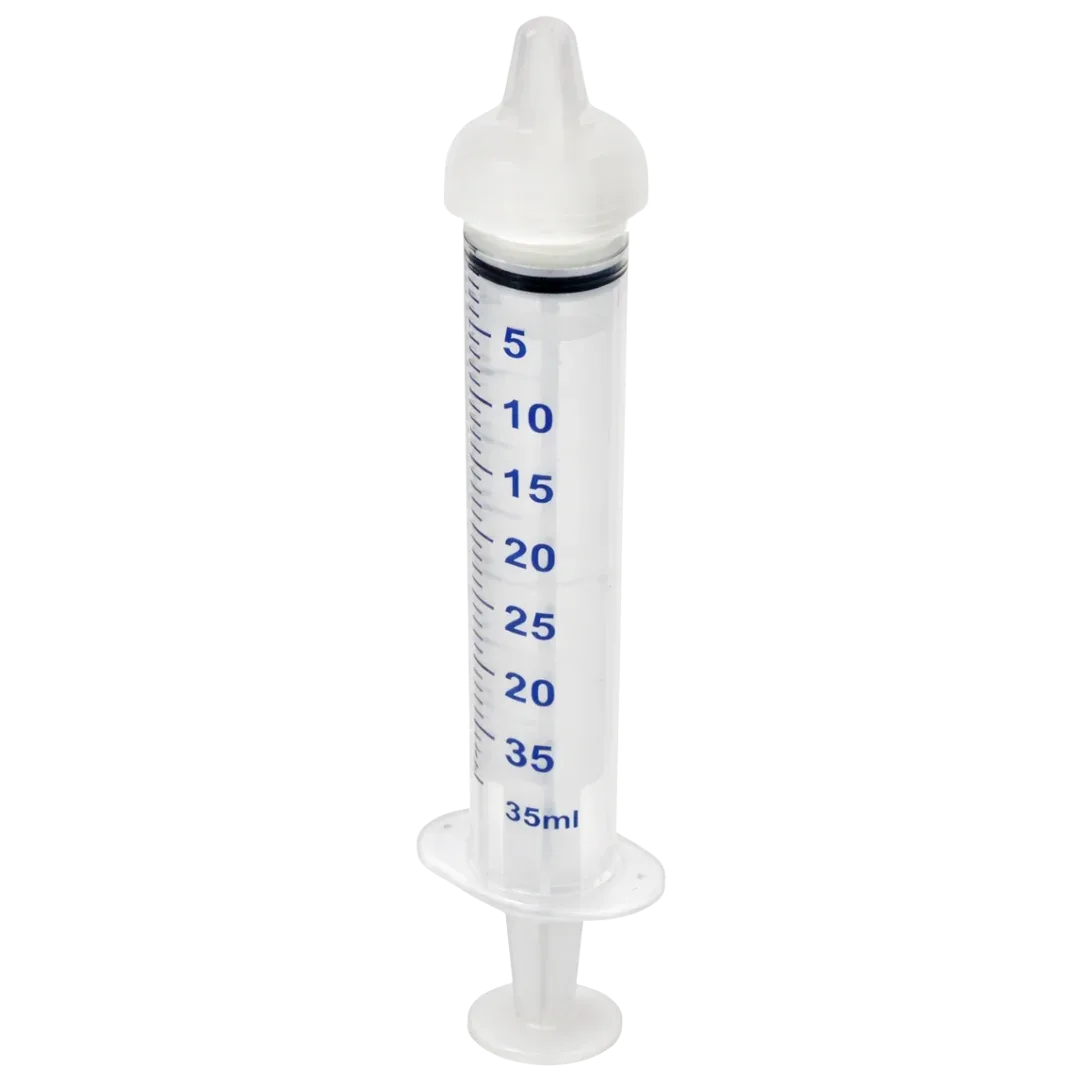 Large Threaded Syringe Nipple Feeders, 35ml (5-Pack) by Puppywarmer - Image 2