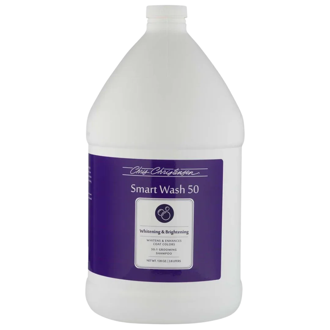 Smart Wash 50 Whitening & Brightening Grooming Shampoo Gallon by Chris Christensen