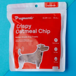 Crispy Oatmeal Chip Dog Treats