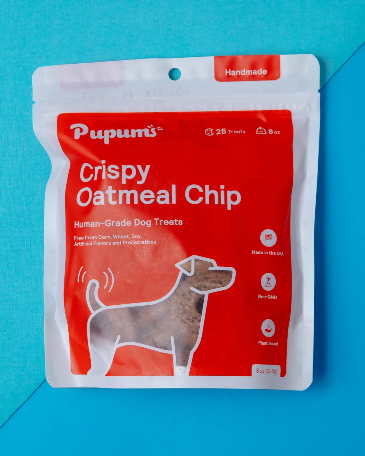 Crispy Oatmeal Chip Dog Treats