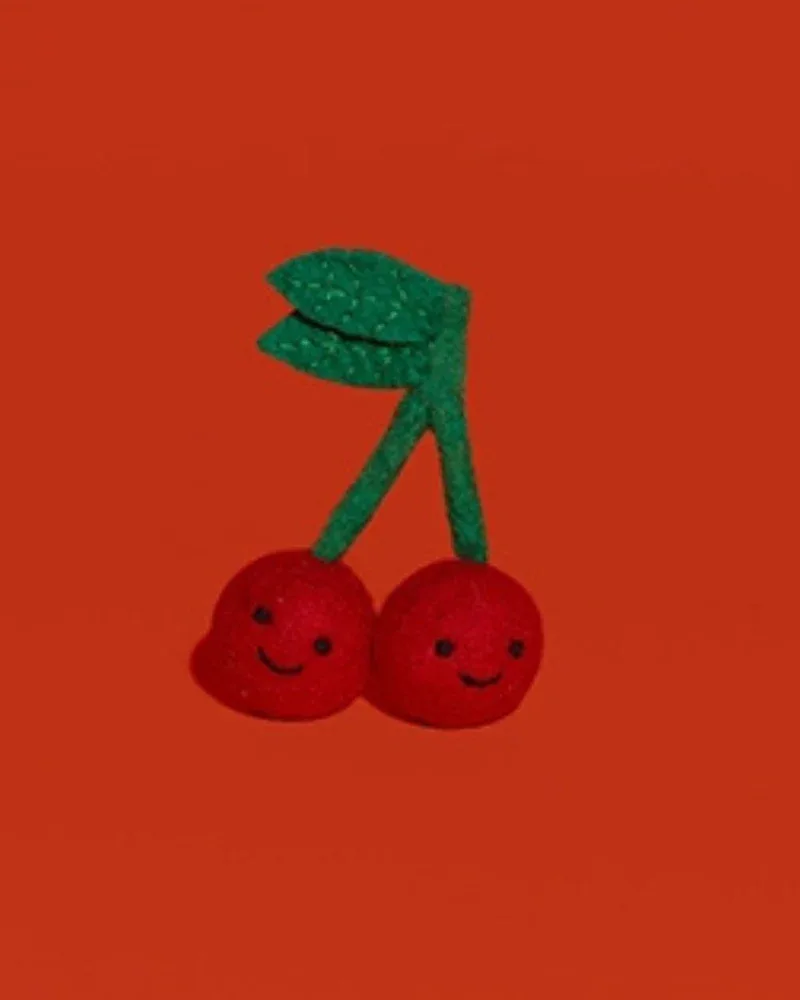Wool Cherries Toy for Cats