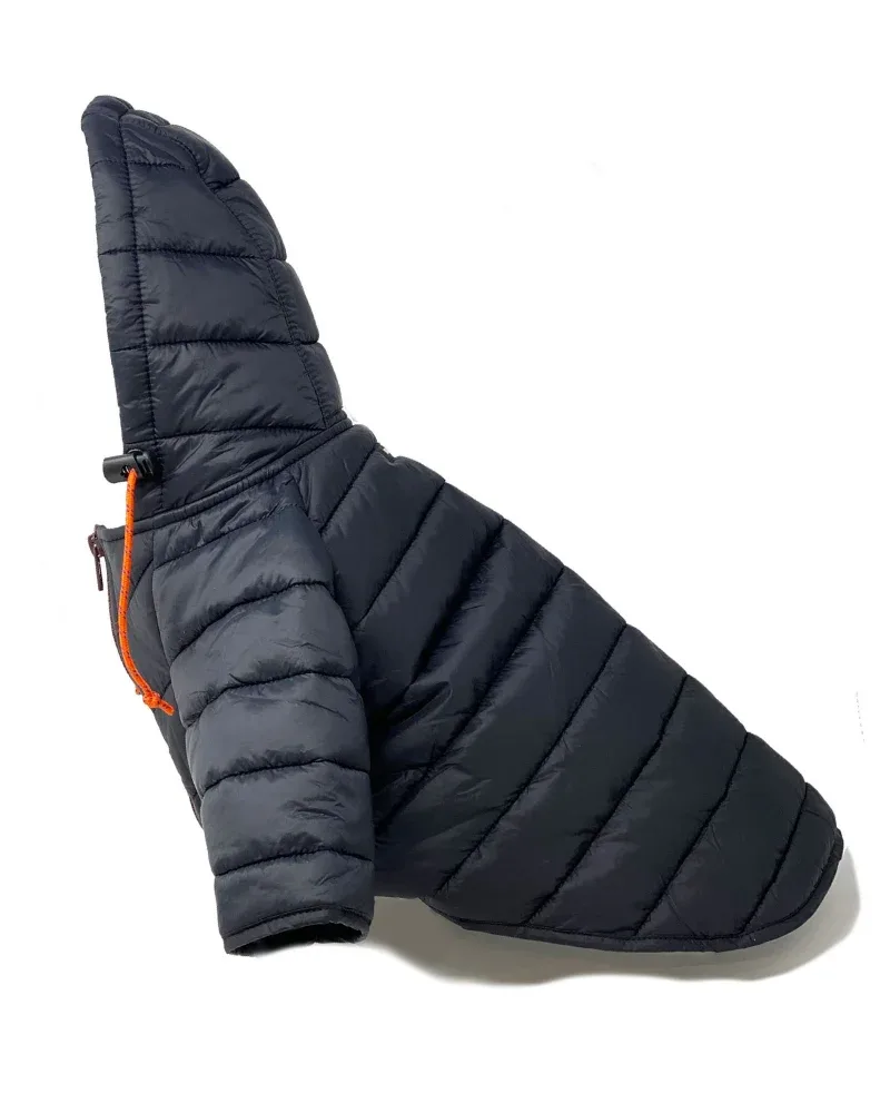 Dog Puffer Jacket in Black <> - Image 2