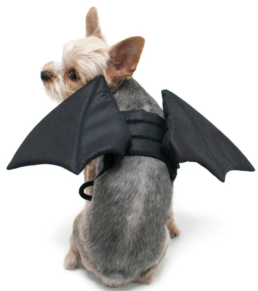 Adjustable Tie-On Bat Howl-O-Ween Dog Wings