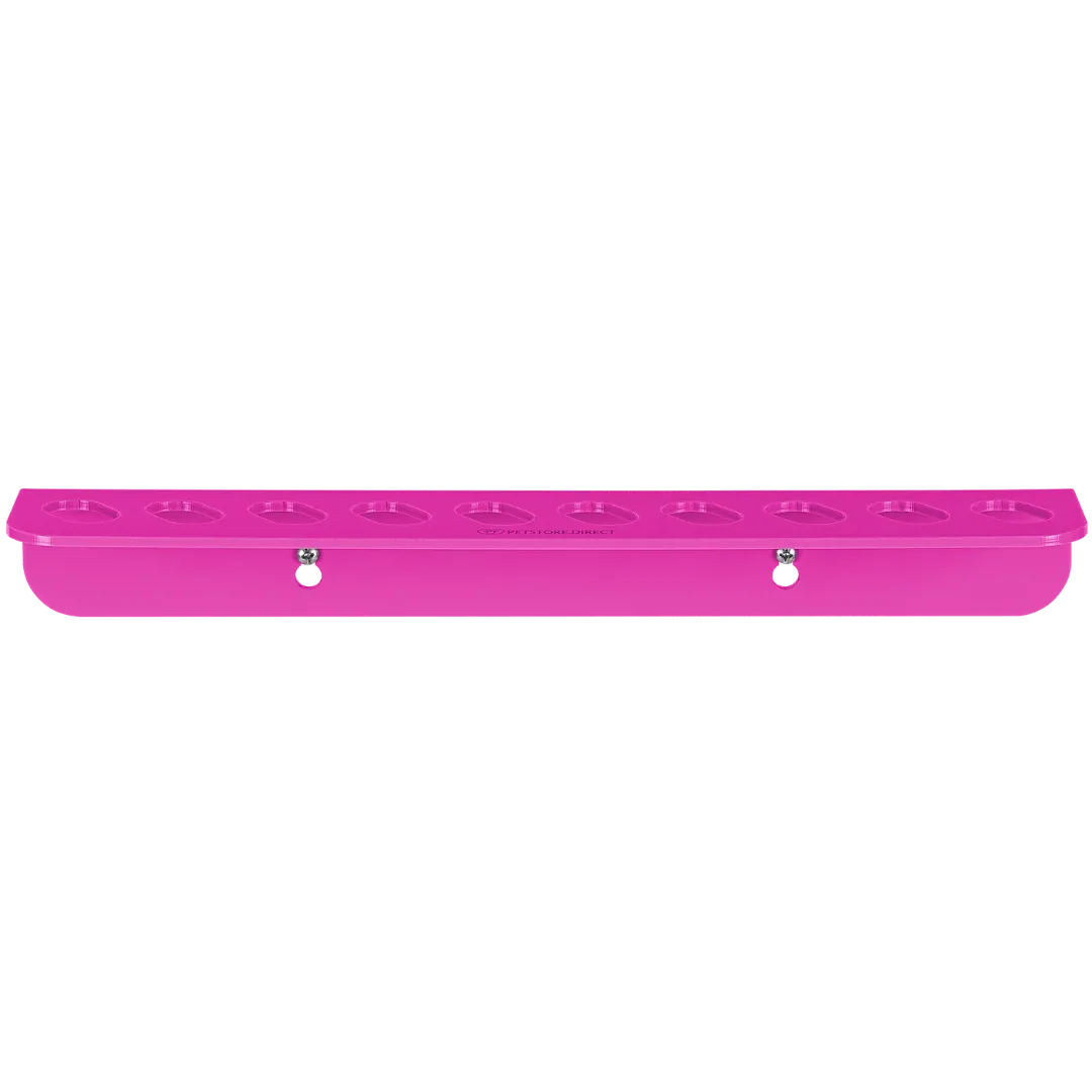 Acrylic 10 Scissor Holder Wall Mount Hot Pink by PetStore.Direct - Image 2